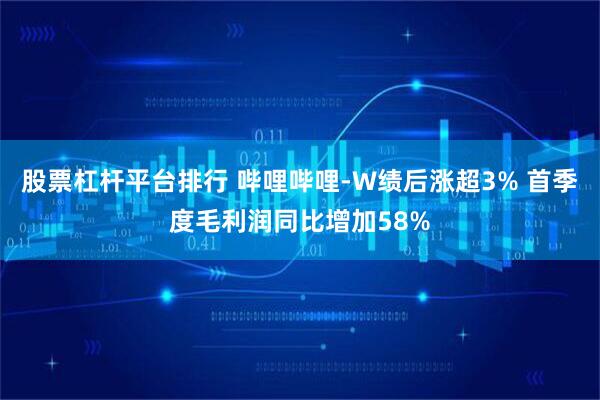 股票杠杆平台排行 哔哩哔哩-W绩后涨超3% 首季度毛利润同比增加58%