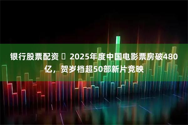银行股票配资 ‌2025年度中国电影票房破480亿，贺岁档超50部新片竞映